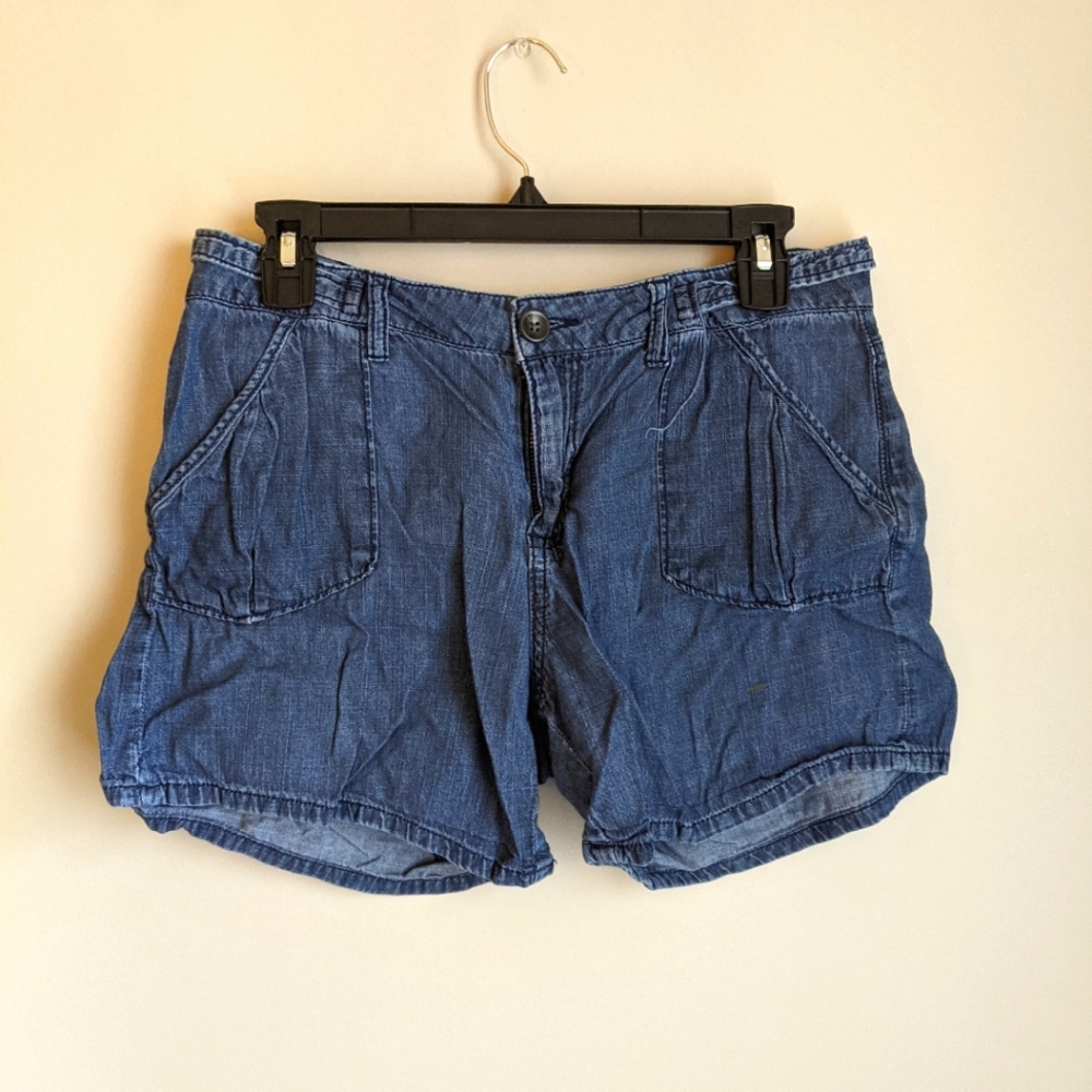 Jean Paper bag Shorts